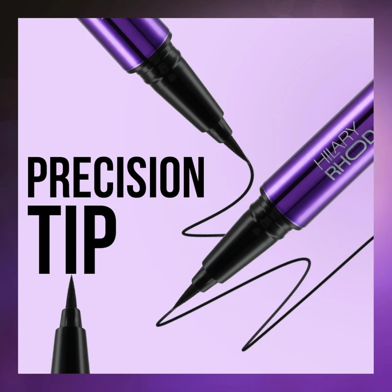 Hilary Rhoda Perfection Pen Eyeliner | Smudge-Proof & Black Waterproof Eyeliner | Precision Tip & Matte Finish | Cruelty-Free, Vegan & Paraben-Free - 0.6ml thumbnail 4